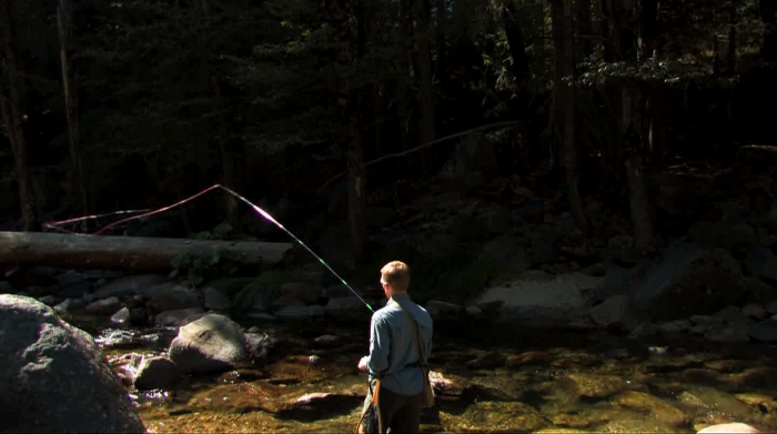 Accurate casting is a big part of tenkara